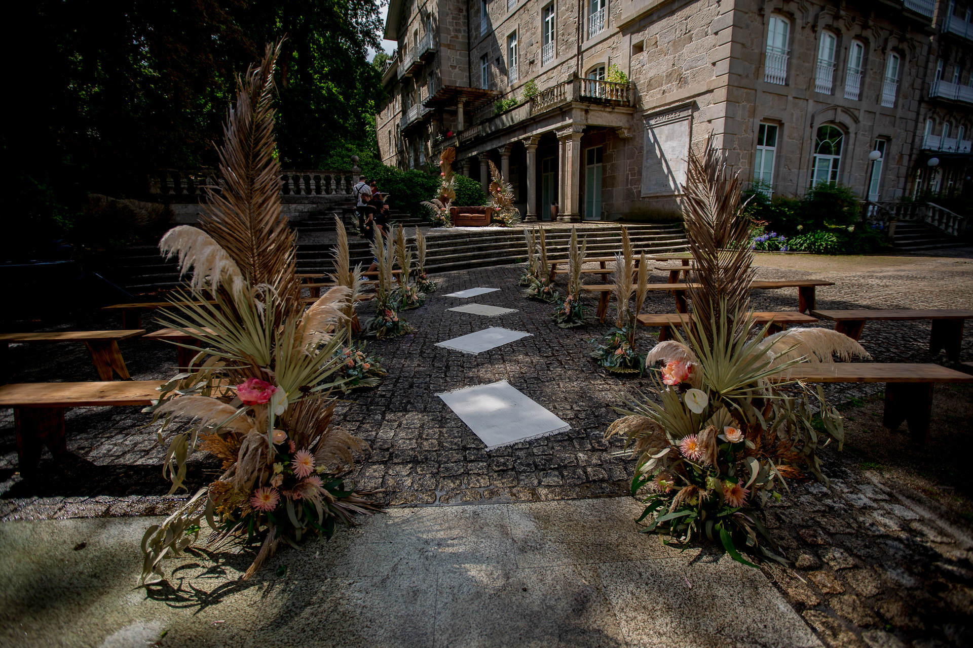 Decoración de boda realizada por Galicia en Boda